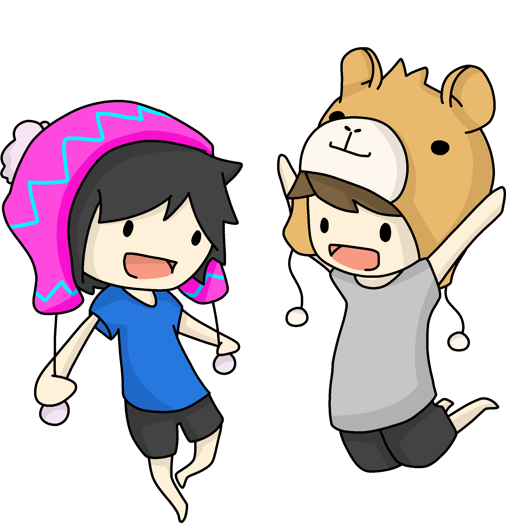 Dan And Phil Drawing Gif Credits To The Owner - Dan And Phil T Shirt (2975x2439)