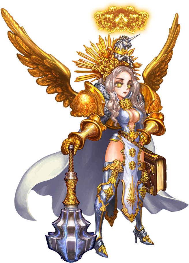 Angel Of Justice, Kymael The Just - Dragon Blaze Characters (718x1000)