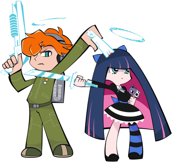 Brief Vs Stocking - Cartoon (852x603)