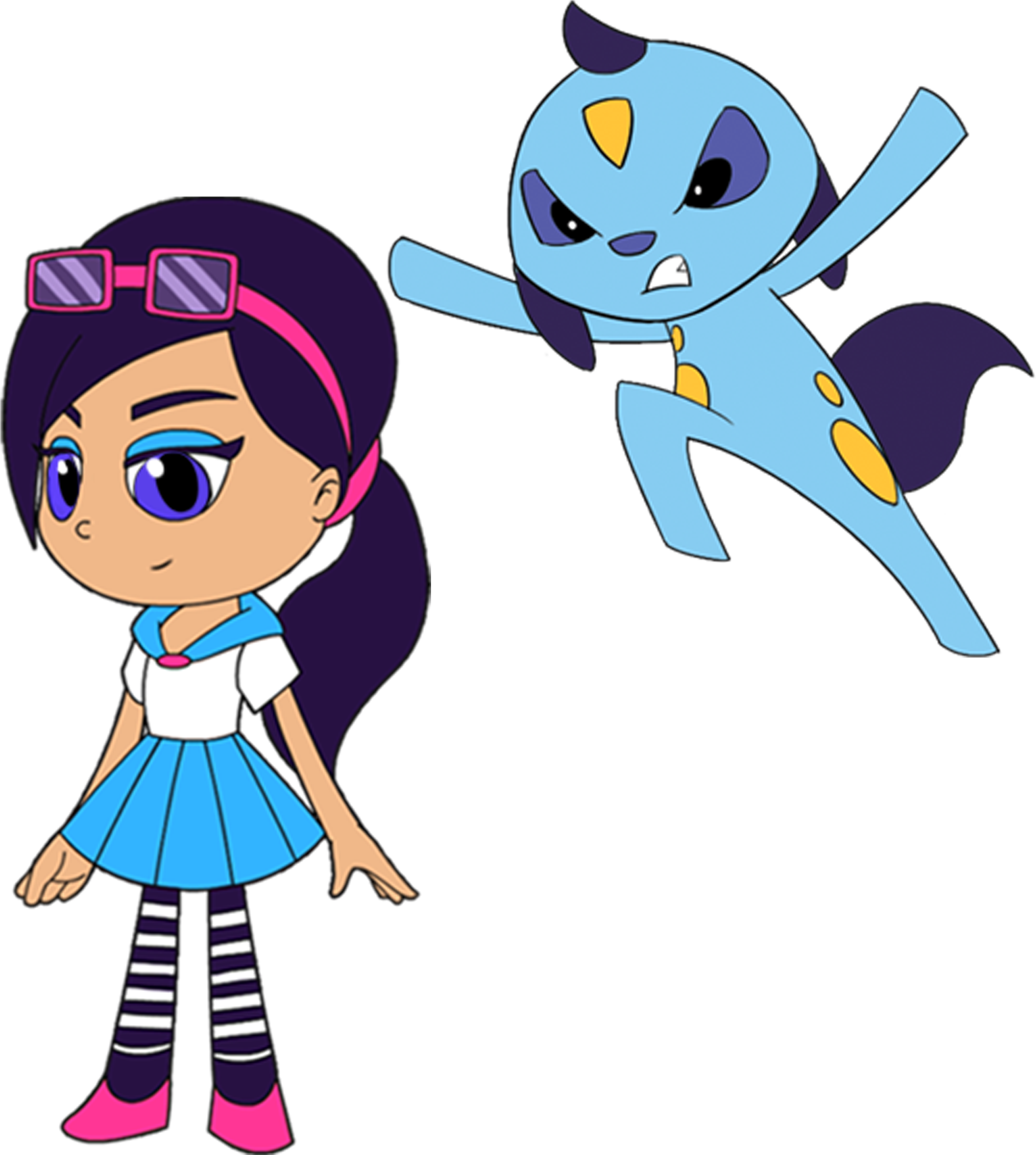 Fifi La Fu And Crouton - Fatak Patak All Alienoids (3056x3100)