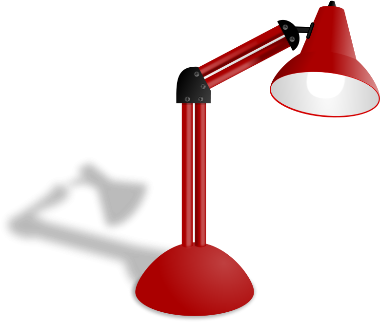 Free Photorealistic Red Lamp - Red Lamp Clipart (800x673)