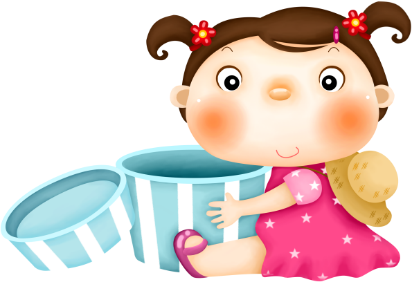 Girl Clipart, Art Girl, Clip Art, Scribble, Little - Cartoon (751x500)