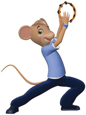 Angelina's Friend Marco Making Music - Angelina Ballerina Y Marco (400x400)