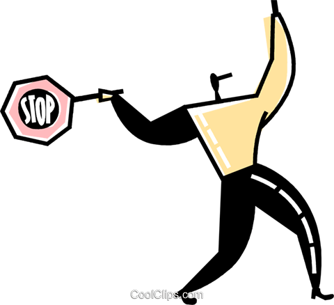 Crossing Guards Royalty Free Vector Clip Art Illustration - Crossing Guards Royalty Free Vector Clip Art Illustration (480x438)