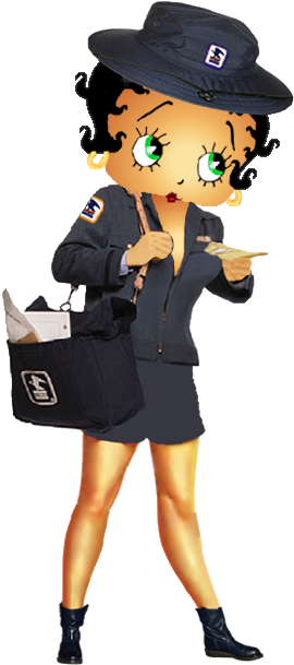 Follow This Board Or One Of The Other 3 Betty Boop - Mail Man (304x620)