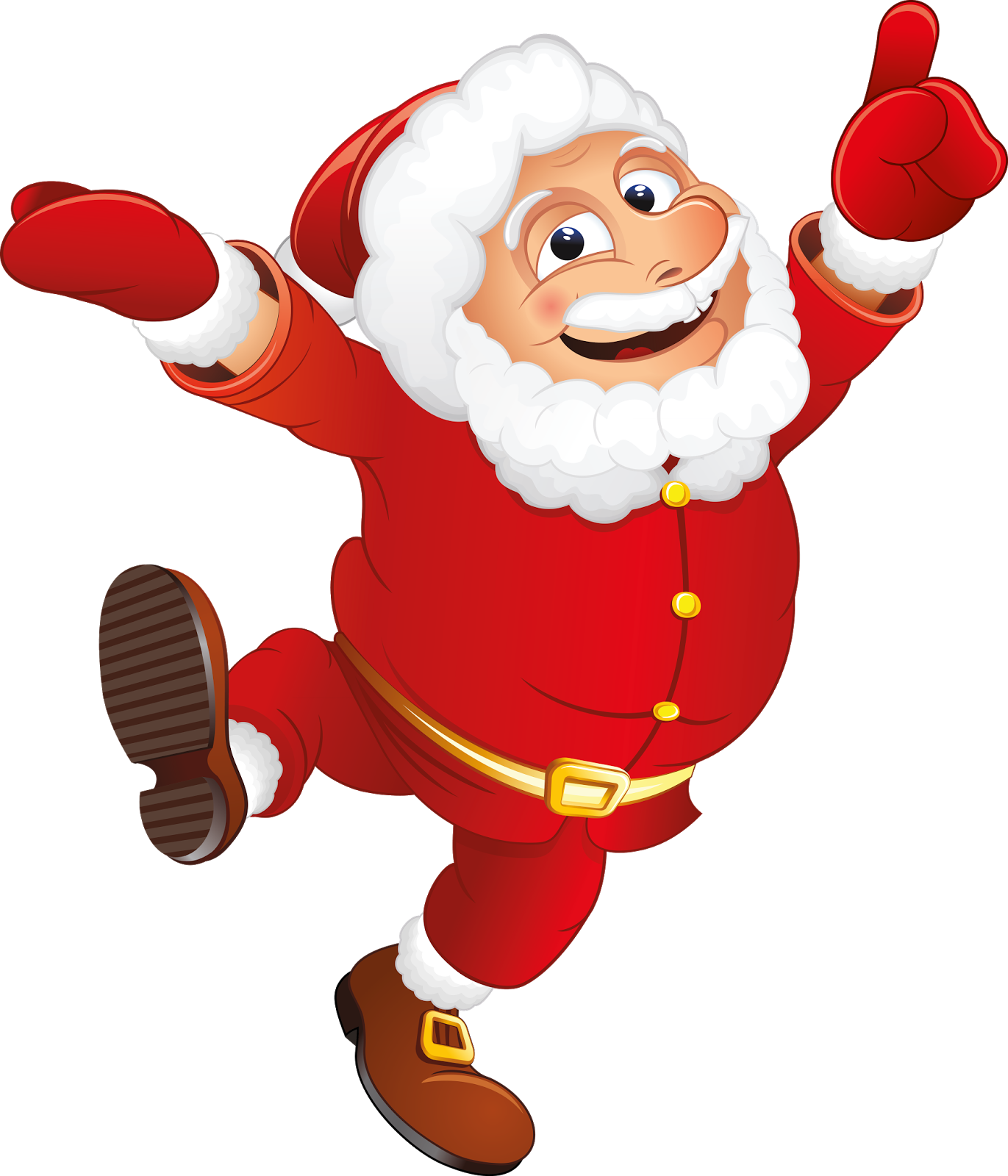 Buy Cartoon Santa Clause By Pilart On Graphicriver - New Christmas Santa Claus White Curly Wigs (1371x1600)