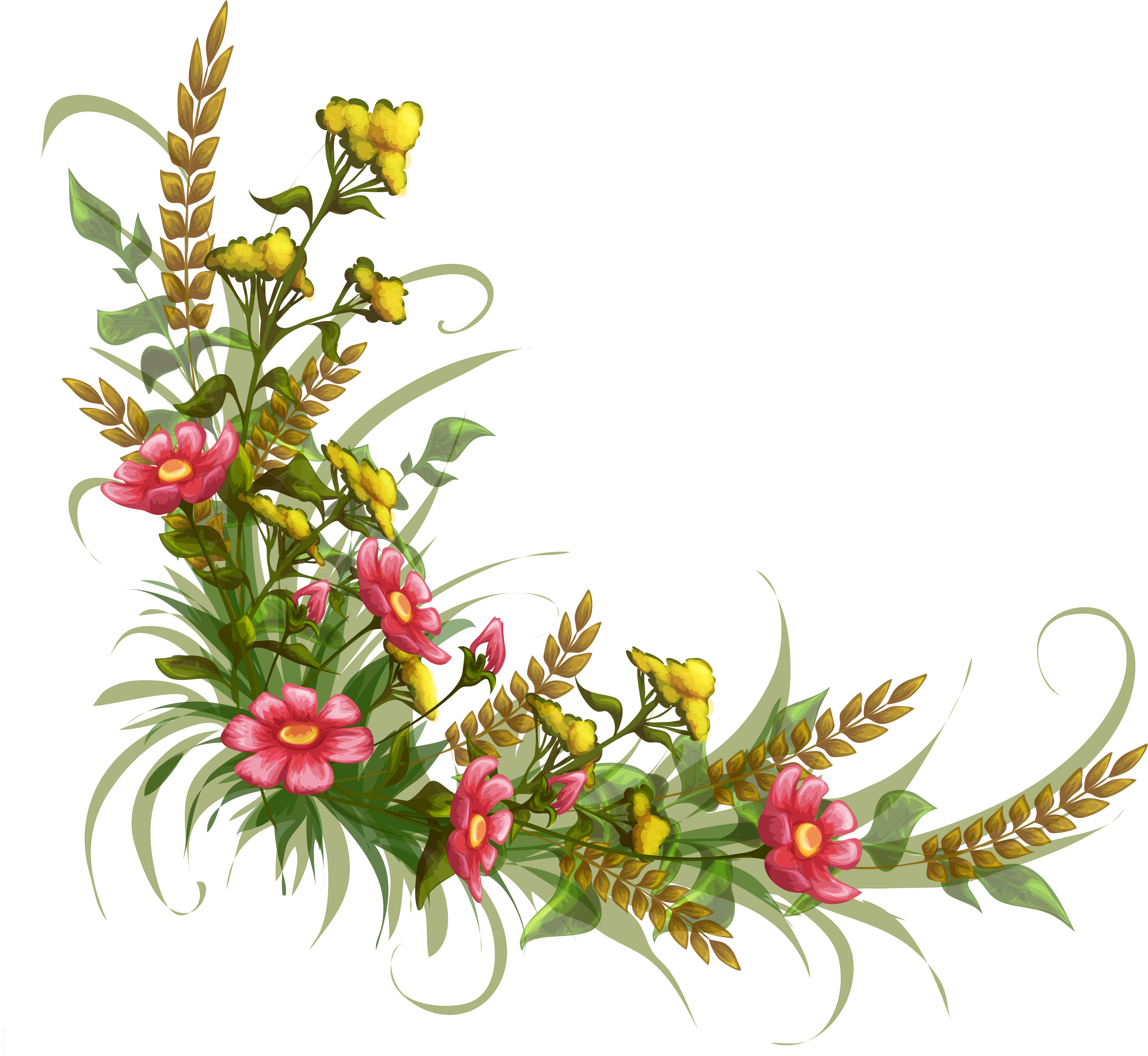 Flower Bouquet Floral Design Clip Art - Flower Bouquet Floral Design Clip Art (5173x4616)