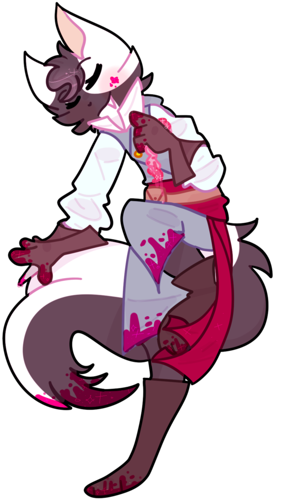 We Keep Dancing With The Demons In Our Mind By Saladassassin - Illustration (736x1085)