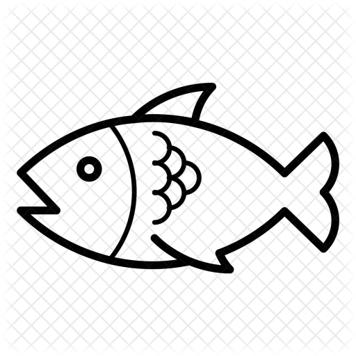 Fish, Food, Meat, Dinner, Sea Icon - Fish (512x512)