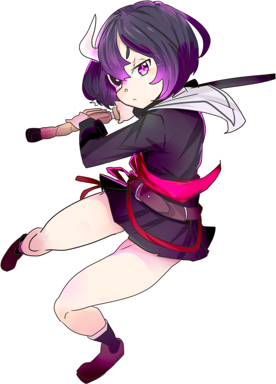 Rin Onigawara By Kjus Armed Girl's Machiavellism Rin - Armed Girl's Machiavellism (1024x1446)