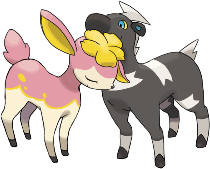 Pokemon Shimama And Shikijika By Rurya - Pokemon Deerling X Blitzle (900x717)