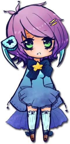 Strange Girl Gif By Moemocha - Cartoon (350x510)
