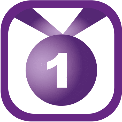 1st Place Badge Button Transparent Png - Icon (512x512)