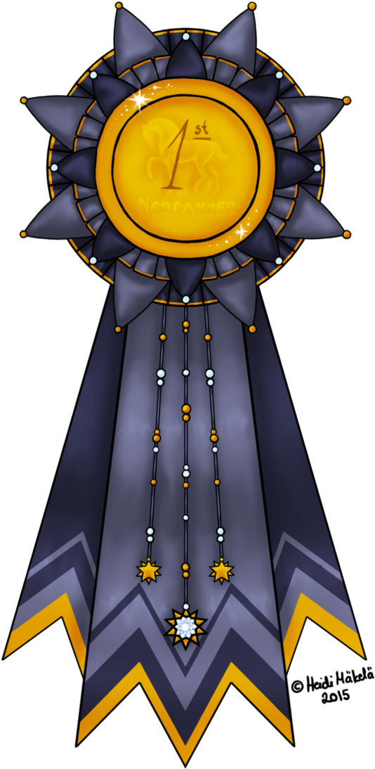 1st Place Ribbon By Cloudrunner64 - Cartoon (718x1112)