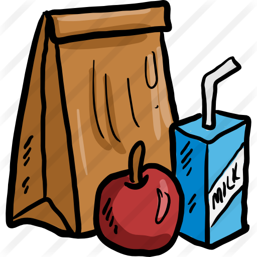 School Snack Clip Art Download School Snack Clip Art - Lunch Bag Icon Png (512x512)