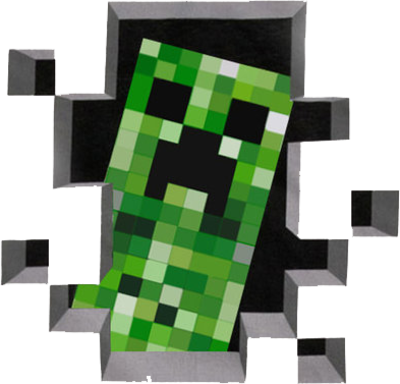Best Minecraft Clip Art Minecraft Creeper Clipart Clipart - Minecraft Png Creeper (400x384)