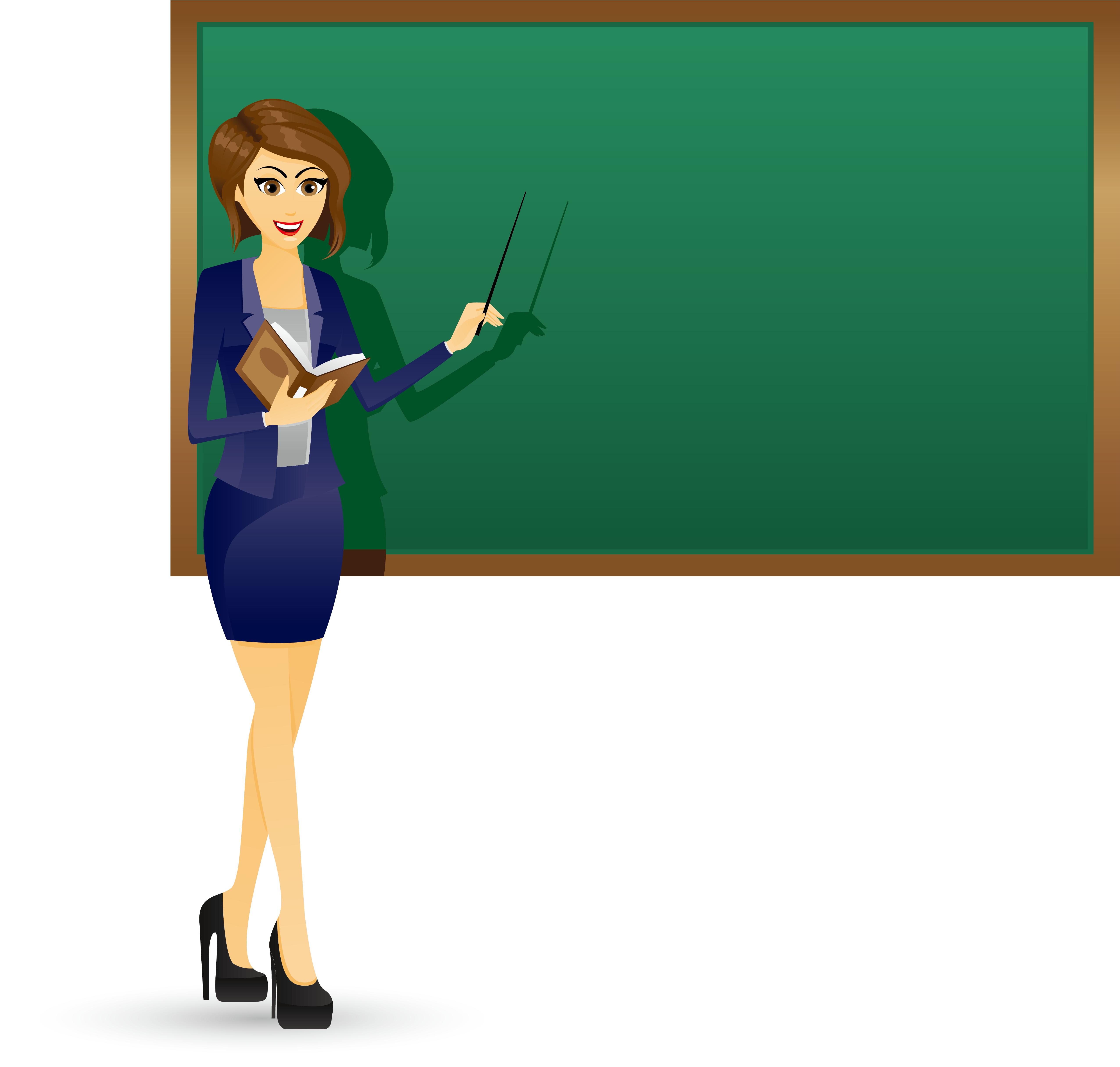 Teacher Blackboard Rxe9sumxe9 Stock Illustration Clip - If Life Were That Simple (5829x5129)