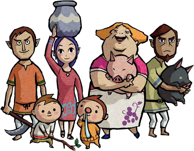 Legend Of Zelda Wind Waker Npcs (640x512)