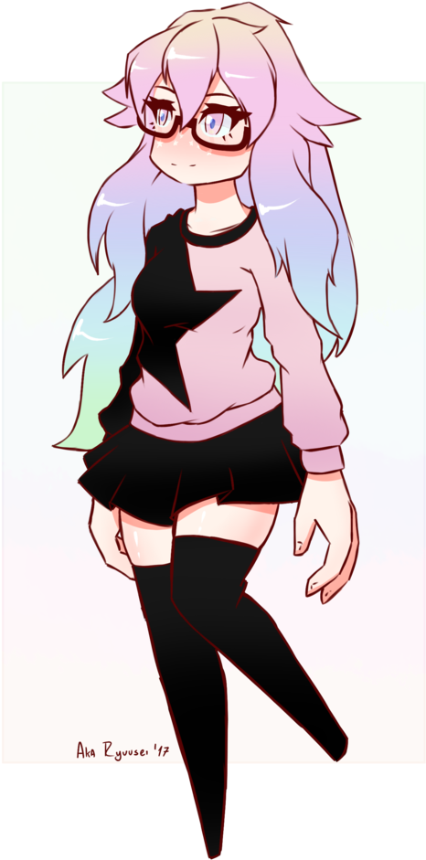 Pastel Girl By Akaryuusei - Pastel Girl Drawing (600x1022)