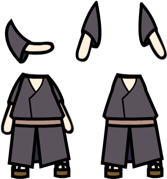 Human Village Outfit 1 Male By Unknownfalling - Ropa Para Walfas Png (350x370)