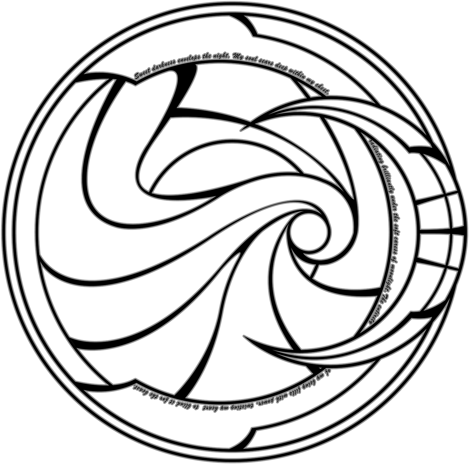 Clip Art /m/02csf Drawing Line Art Circle - Line Art (1582x1600)