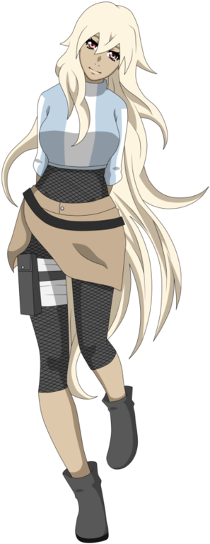 Anime, Anime Girl, And Blonde Image - Kunoichi (500x842)