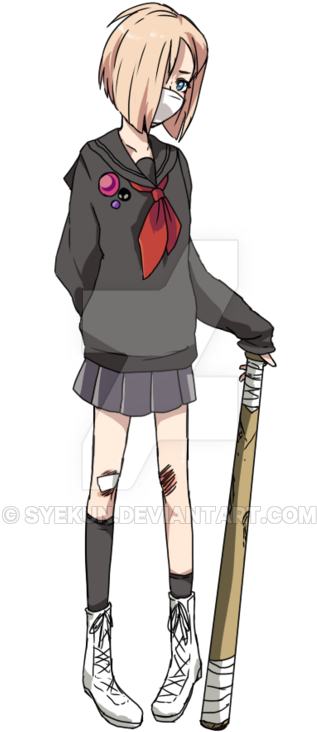 Yankee Girl By Syekun - Anime Yankee Girl (400x797)