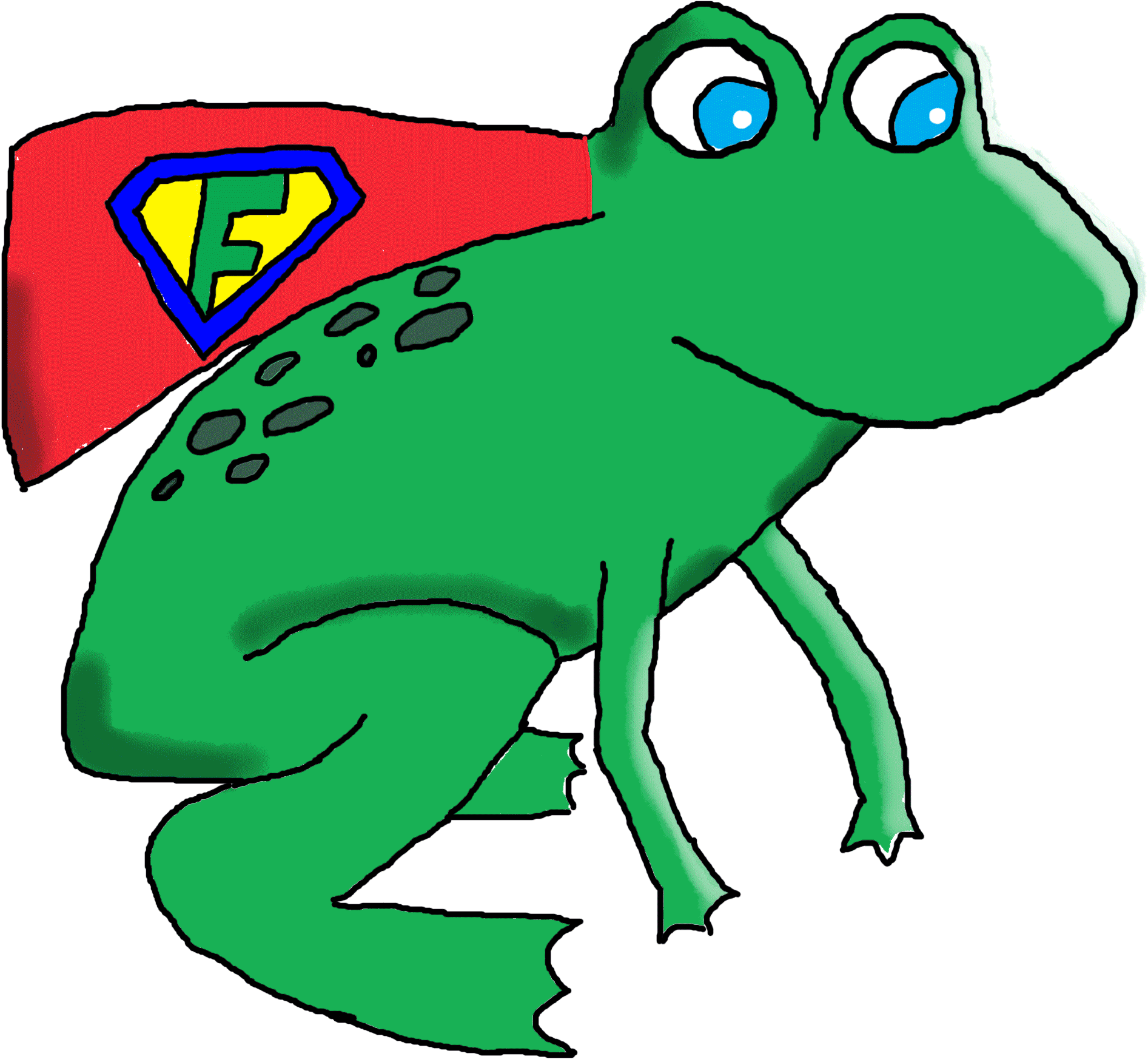 Tree Frog Clipart Animated Gif - Cartoon Gif (1944x2592)