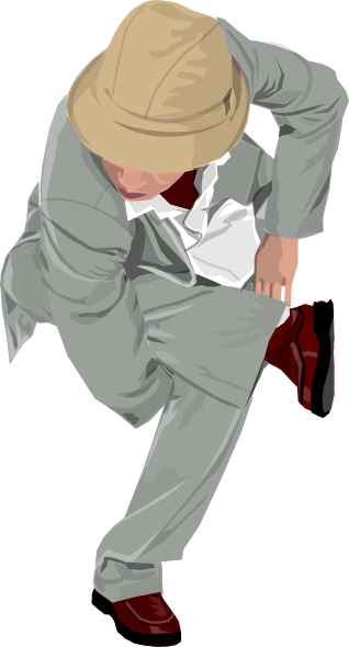 Break Dance Clip Art - Break Dancing Cartoon Png (318x590)