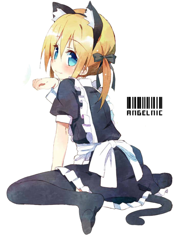 [render - Anime Girl Neko Render (600x841)