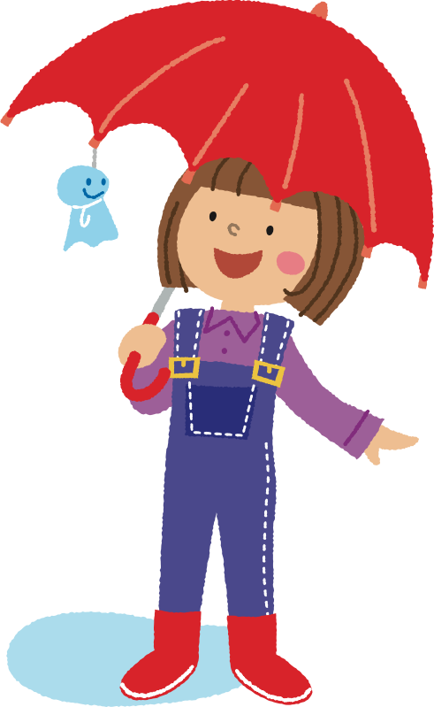 Medium Image - Girl Umbrella Png (491x799)