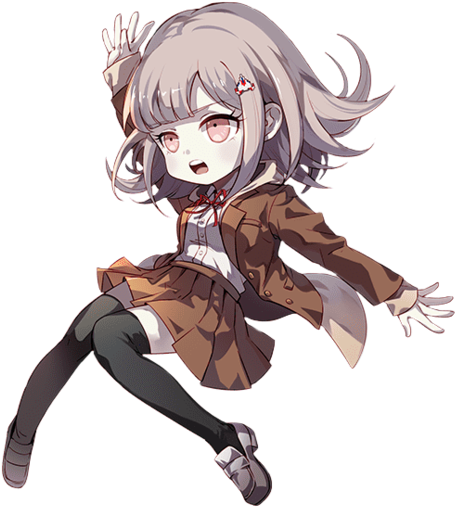 Chibi, Best Girl, And Danganronpa Image - Chiaki Nanami Guns Girls Z (500x523)