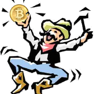 Bitcoin Miner - Australian Boulder Opal, Green And Blue Flashes Matrix (400x400)