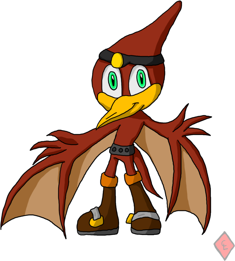 Closed By Draconicsonic Adoptable Pterodactyl - Cartoon (900x1020)