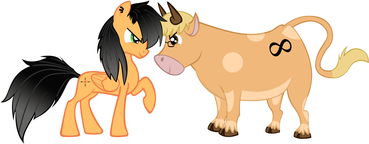 Omnio2006, Bovine, Eye Contact, Glasses, Grin, Infinity - Cattle (1280x522)