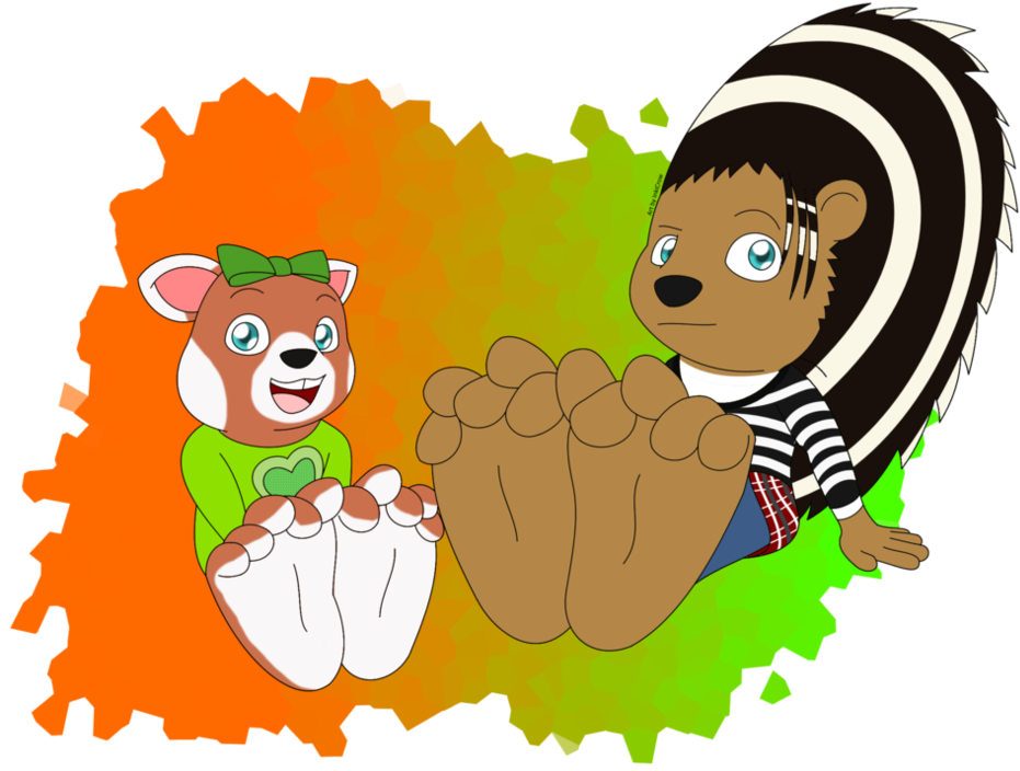 Carnivora Television Inkicrow Giant Panda - Sing Ash Tickle Feet (1009x792)