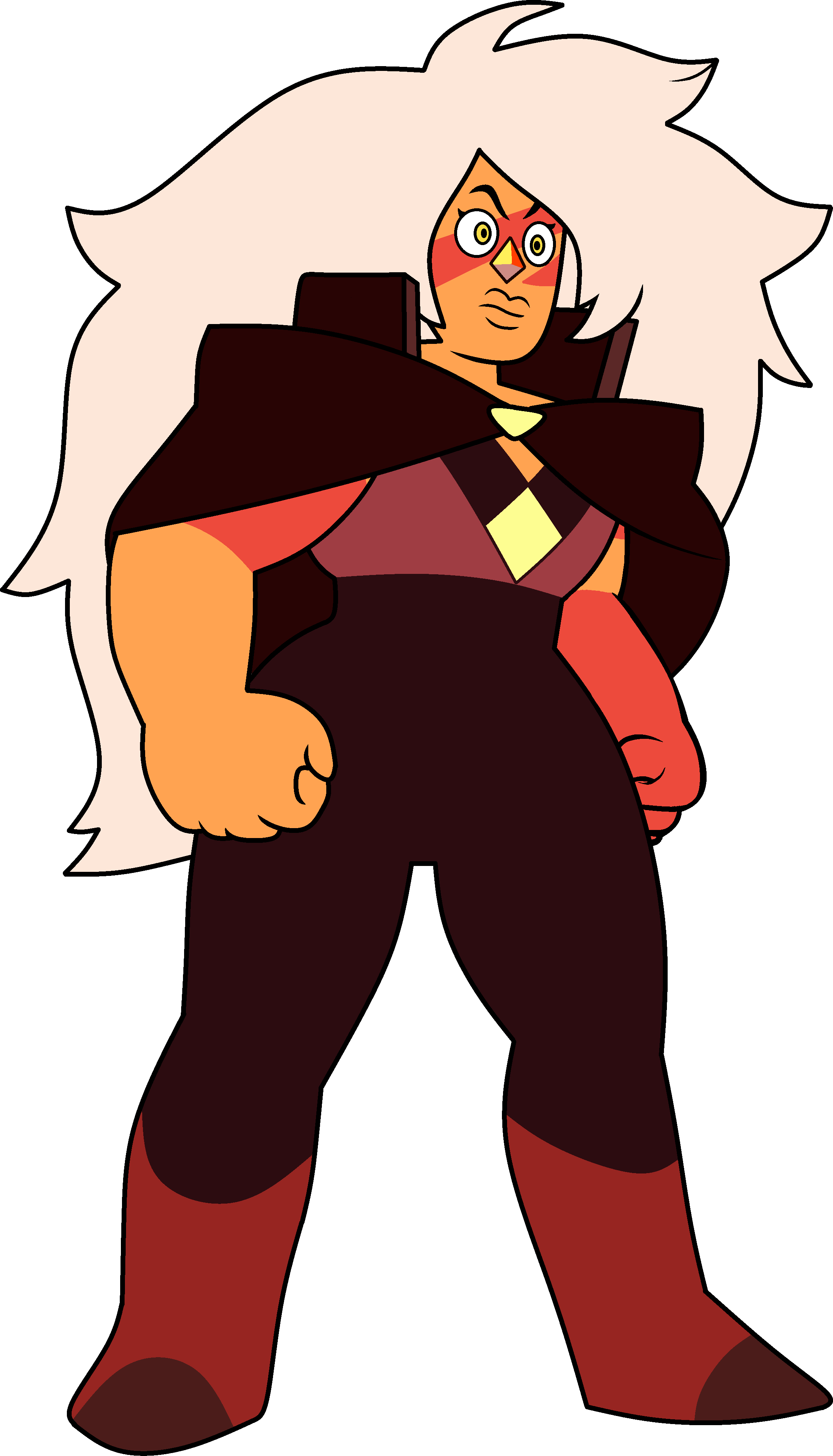 My Current Plants For Armours Are - Steven Universe Jasper Crystal Gem (2267x3963)