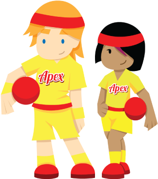 Extreme Dodgeball Party - Cartoon (400x400)