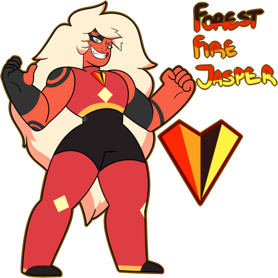 Selling Suoc- Forest Fire Jasper - Steven Universe Jasper Oc (894x893)