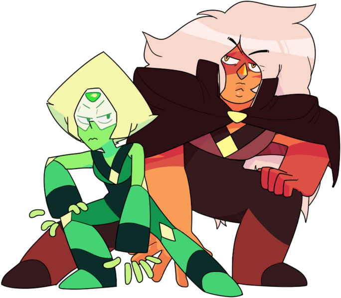 Peridot & Jasper - Steven Universe (811x649)