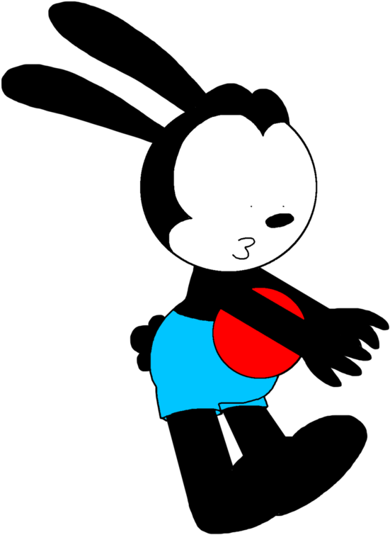 Oswald Hit By A Ball In Dodgeball By Marcospower1996 - Illustration (974x820)