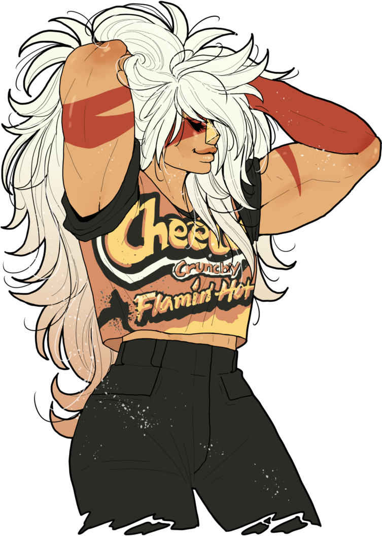 Big Buff Cheeto Puff By Inkscribble - Jasper Steven Universe Fanart (752x1063)