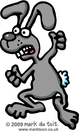 Clipart Of Angry Rabbit K11051355 - Rabbit Clip Art (300x500)
