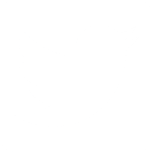 Html5 Icon - White Twitter Logo Square (512x512)
