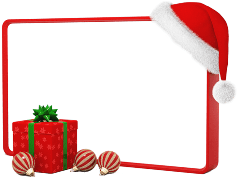 Merry Christmas Border Design (600x442)
