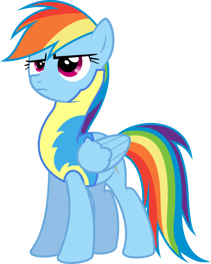 Attention By Baumkuchenpony - Rainbow Dash Wonderbolt Academy (799x999)