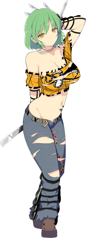 Hikage Dc Portrait - Kill La Kill (326x783)