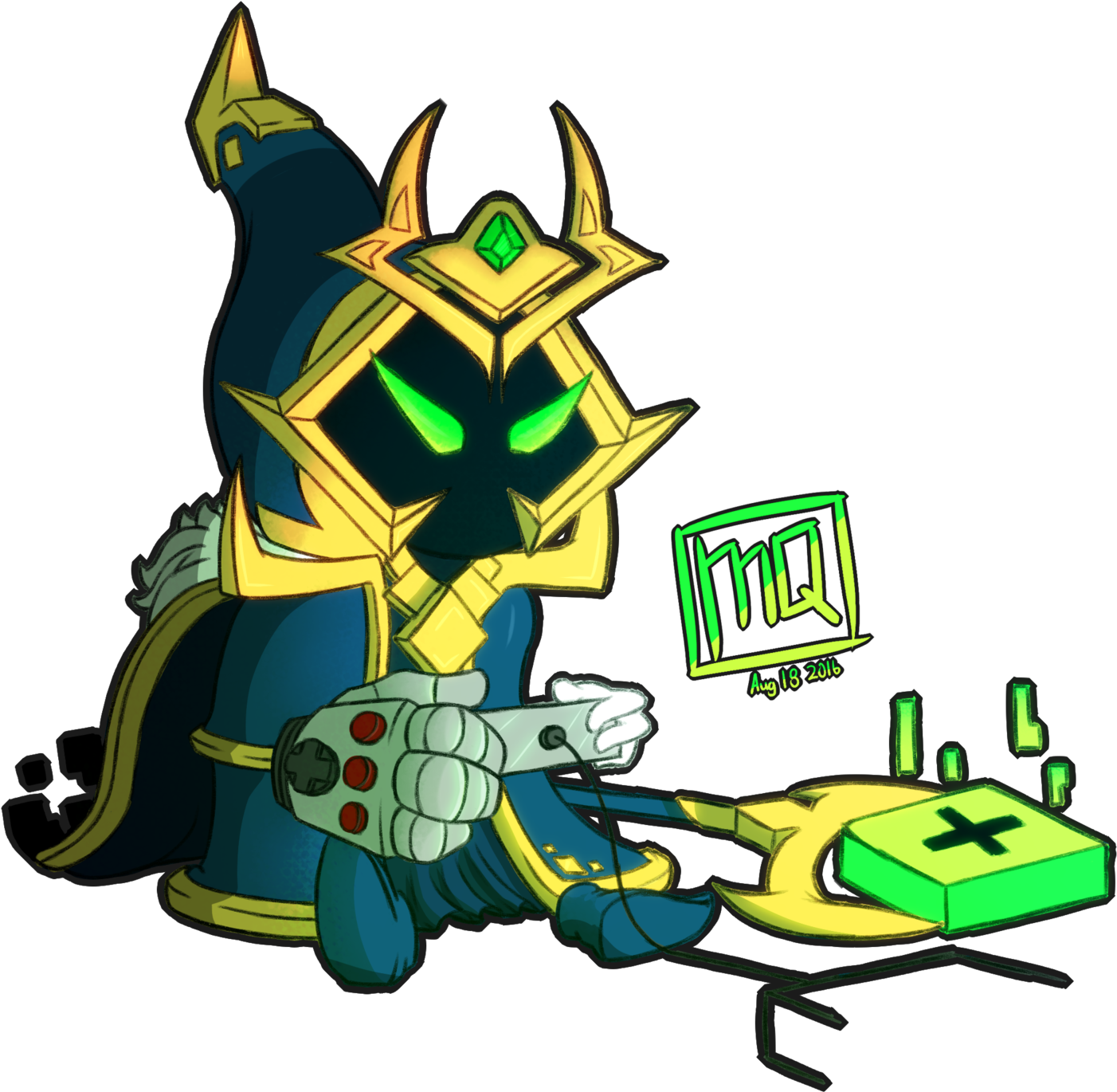 Prize] Final Boss Veigar For Wackomako By Monty-q - Prize (1600x1498)
