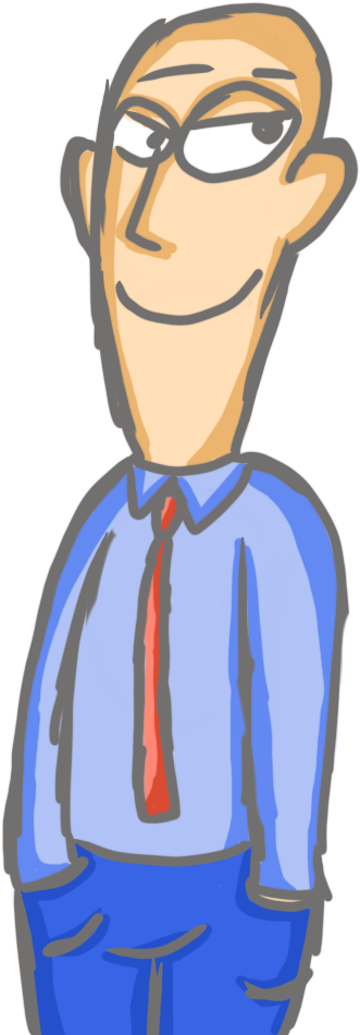 The Employee From Whack Your Boss - Cartoon (640x1136)