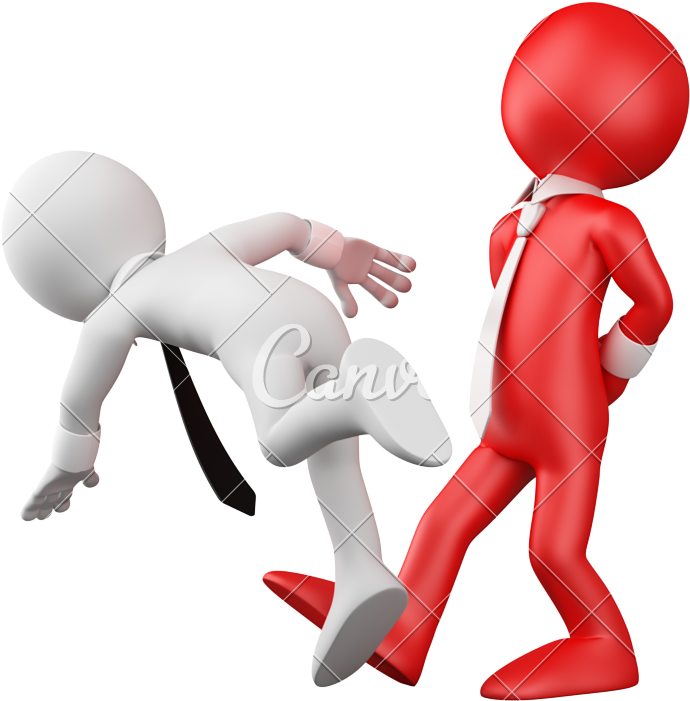 Boss Making The Trip Up To A Employee - Trip Up (800x800)